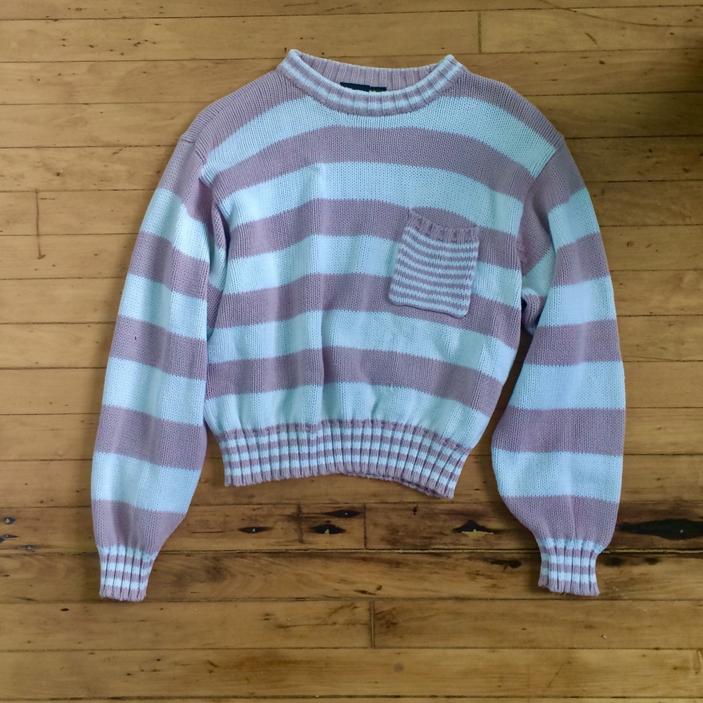 Vintage cable knit sweater